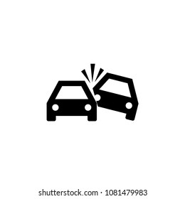 Car accident, service icon template