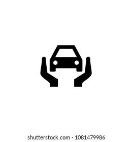 Car accident, service icon template