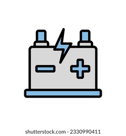 Car Accu Icon Vector Illustration