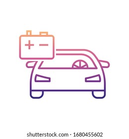 car accumulator nolan icon. Simple thin line, outline vector of Cars service and repair parts icons for ui and ux, website or mobile application