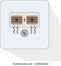 car air conditioner, can be used for icon
