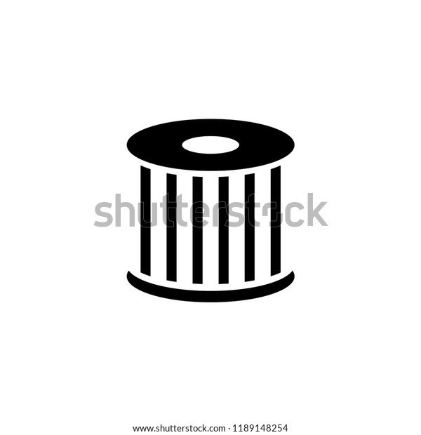 car air filter icon. car air\
filter vector illustration on white background for web and\
apps.