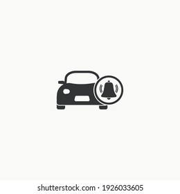 Car alarm icon graphic design vector illustration