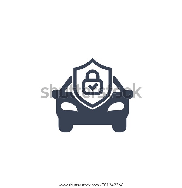 car alarm icon isolated on
white