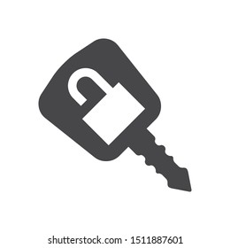 Car alarm key vector icon, simple sign for web site and mobile app.