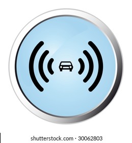 Car alarm web button