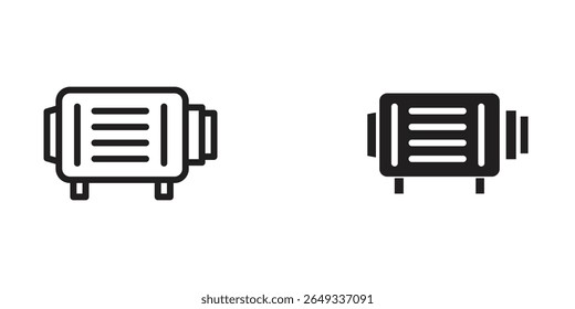 Car alternator icon Design Illustrations. editable web icons