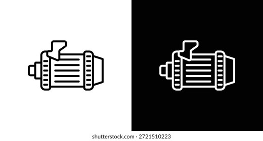 Car alternator icon logo element. Vector illustration. EPS10