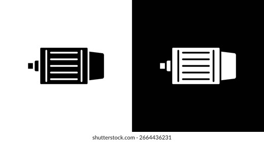 Car alternator icon symbol. Vector icon in trendy flat design
