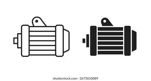 Car alternator icon vector design, perfect for website ui designs