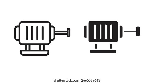 Car alternator icon. Vector Illustration. Isolated vector Illustration. EPS Illustration.