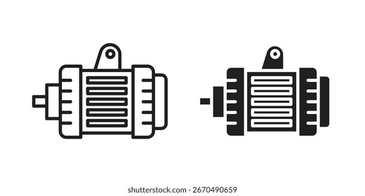 Auto Generator Ikone Vektor, Zeichen und Symbol für Design, Website oder Apps Elemente.