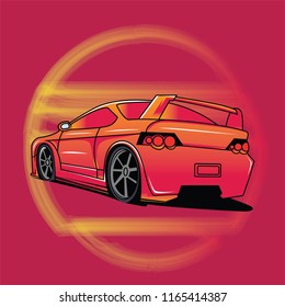 car in amazing color