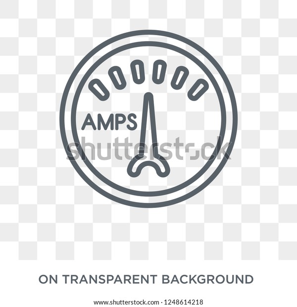 car ammeter icon. car ammeter design concept\
from Car parts collection. Simple element vector illustration on\
transparent background.