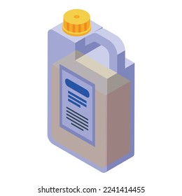 Car antifreeze icon isometric vector. Car repair. Service radiator