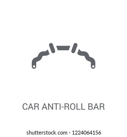 car anti-roll bar icon. Trendy car anti-roll bar logo concept on white background from car parts collection. Suitable for use on web apps, mobile apps and print media.