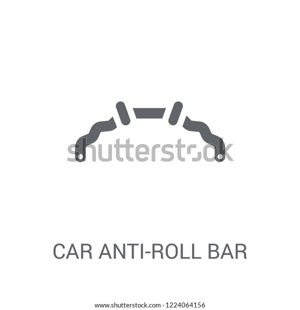 car anti-roll bar icon.\
Trendy car anti-roll bar logo concept on white background from car\
parts collection. Suitable for use on web apps, mobile apps and\
print media.