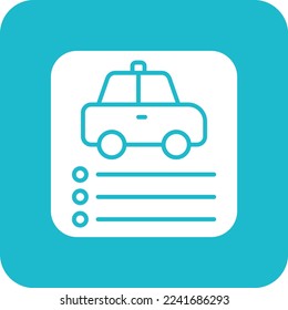 Car App vector icon. Can be used for printing, mobile and web applications.