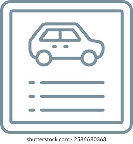 Car App vector icon. Can be used for printing, mobile and web applications.