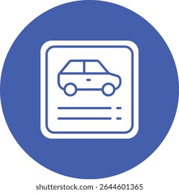 Car App vector icon. Can be used for printing, mobile and web applications.