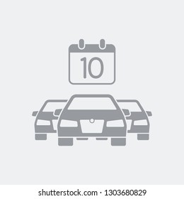 Car appointment date icon