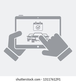 Car appointment date icon