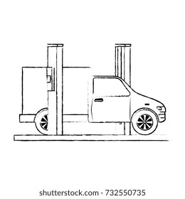 car with assembling machine