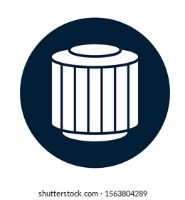car assembly piece flat icon vector illustration design