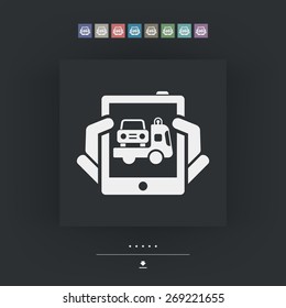Car assistance icon