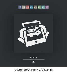 Car assistance icon