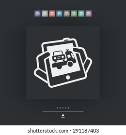 Car assistance icon