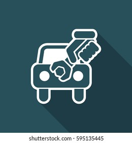 Car assistance icon