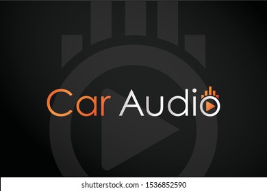 Car Audio, Music Car System, Maintenance, Beat Logo Design Template