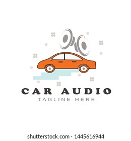 Car Audio Sound Logo Design - Vector