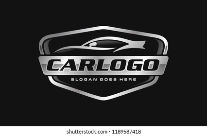 Camión, auto, plantilla de logotipo para automóviles