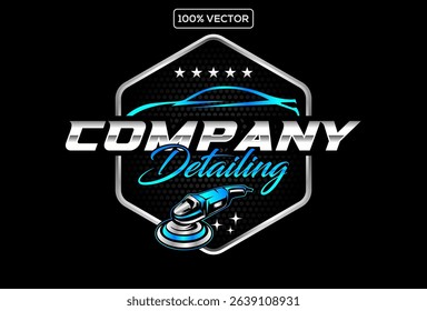 car Auto detailing vector logo Carwash spa Automotive automobile logo design template