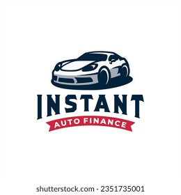 car auto finance logo design