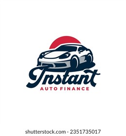 car auto finance logo design