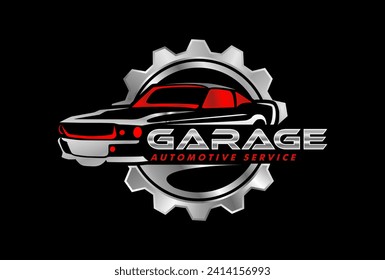 car auto garage concept premium logo design. perfect logo for the automotive industry