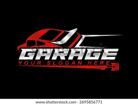 car auto garage concept premium logo design. perfect logo for the automotive industry