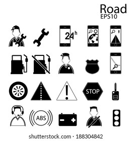 Car Auto icons 
