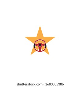 Car auto mobile driver icon or symbol- vector graphic