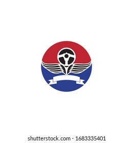Car auto mobile driver icon or symbol- vector graphic