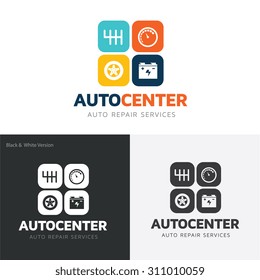 Car and Auto Repair Services Logo Template. 