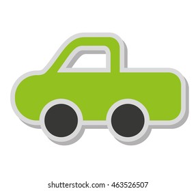 car auto sedan icon vector illustration design