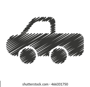 car auto sedan icon vector illustration design