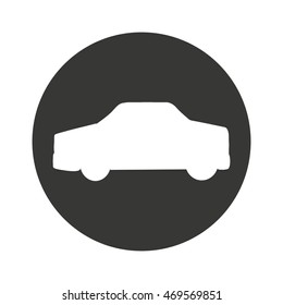 car auto sedan icon vector illustration design