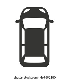car auto sedan icon vector illustration design
