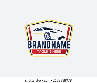 car, Auto speed car, automotive logo design template