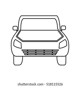 car auto vehicle isolated icon vector illustration design